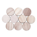 10 x Wooden Circle Shapes, Plain Wood Craft Tags 30mm (3cm)