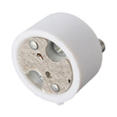 Light Bulb GU10 to MR16 Adapter Halogen Anti-burning White Ceramic Lamp White