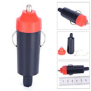 Replacement DC 12V Car Cigarette Lighter Male Socket Plug Connector Black LJ