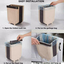 Kitchen Cabinet Door Trash Hanging Garbage Bin Can Rubbish Container New G9 Y8R0