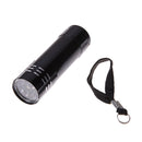 Mini 9 LED Superbright Flashlight Battery Operated Pen Light Torch with Lanyard