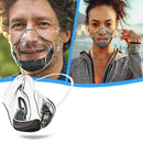 4pcs Clear Face Shield Washable Durable Plastic Protective Mouth Cover