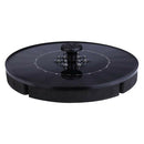 Solar Fountain Pump with LED Lights Water Pump Fountain for Bird Bath,