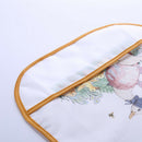 Cartoon Full Sleeve Baby Bib Waterproof Paint Feeding Apron (Orange Duck)