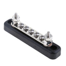 Bus Bar 12V 5 Way Gang Terminal Block 5x4 Marine Caravan Solar Black New 60 Day