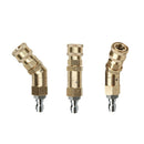 Pivoting Coupler Socket Pressure Washer Hose Adapter 1/4 Inch Quick Connec ZWP