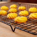 1pc Carbon Steel Non-stick Cooling Rack Cooling Grid Baking Tray For Biscui