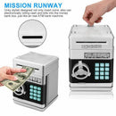 Cartoon Electronic ATM Password Piggy Bank Cash Coin Can Auto Scroll Paper