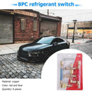 Car A/C Air Conditioning Refrigeration Connector Adapter Hoses Set Kit R134A R12