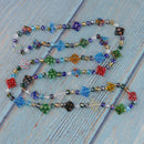 1pcs Colorful Women Fashion Necklace Made of Millefiori Lampwork Glass
