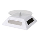 Solar Showcase 360 Turntable Rotating Jewelry Watch Ring Display Stand 037
