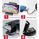 Multi-funct Universal Data Line Adaptor Portable Storage Bag Charging Wirel K4V1