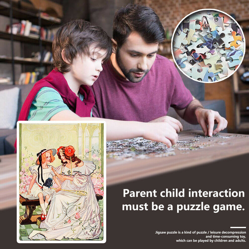 1000pcs Mother and Daughter DIY Jigsaw Puzzle Painting Picture Decoration