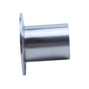 Wardrobe 25mm Tube Stainless Steel Rail Rod End Support Bracket 2pcs