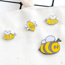 4Pcs Cartoon Enamel Little Bee Insect Lapel Collar Pin Corsage Brooch Jewelr@