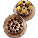 ABS Plastic Pellets Fishing Bait Crusher Boilie Grinder Box Fooder Brown