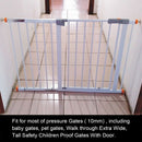 4pcs Pressure Baby Gate Screw Threaded Spindle Rods Walk Thru Gates Accesso