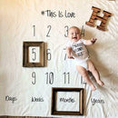 Infant Baby Blanket Photo Photography Prop Cartoon Boy Girls Backdrop Cloth