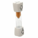 2 Minute Hourglass Kids Brush teeth Timer Smile Sand Egg Timer 2 Minutes Sa O8D1