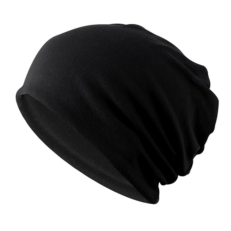 3 Pcs Women's Slouchy Beanie Hat Stretch Solid Chemo Cap Headwear Turban