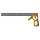 Engineers Square 12'' 300mm Adjustable Combination Set Square Handle Tools