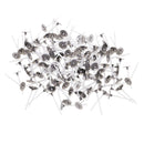 200x Natural Cotton Candle Wick with Tab for Christmas Candle Making 3cm