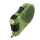 plastic Transparent band Retractable Wire Rope password Lock H3Y8