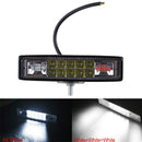 48W 10800LM Car Motorcycle LED Working Lights Fog Warning Flash Strobe Lamps FT