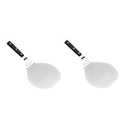 2pcs Cake/Pizza Lifter Stainless Steel Pizza Turner Flat Spatula Baking Tool