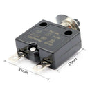1X 20A Circuit Breaker 12V/24V Push Button Resettable Thermal Circuit Break