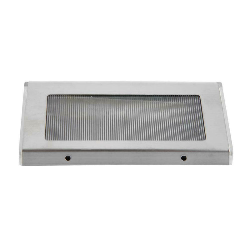 4pcs Stainless Steel 6LED Solar Stair Light Outdoor Garden Path Street Lamp A