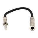6.35mm Female to Male Cable 20cm Audio Adapter Extension Cord Wire Converter