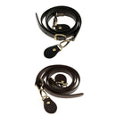 2x Adjustable Leather Shoulder Bag Strap Handle Replacement with Snap Buckle