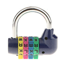 Combination Lock 4 Digit Padlock for School Gym Sports Locker, Fence, Toolbox,