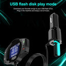 RS1 Bluetooth FM Transmitter Hands Free Car Kit MP3 Player USB Charger A