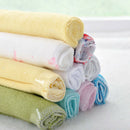 10Pcs Baby Comfortable Wash Cloths Soft Cotton Infants Bath Towel Saliva Towels