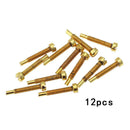 12pcs Dual Coil Guitar Parts Humbucker Guitar Pickup Screws Pole Slugs A
