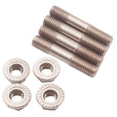 4 Sets New Stainless Steel Stud Nuts M8X1.25 With Flange For T25 T28 Turbo