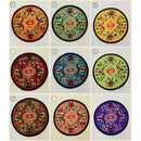 Cup coaster china embroidery cups mat silk cloth pattern home decor gift accesJR