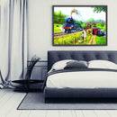 5D Train DIY Diamond Embroidery Painting Full Drill Rhinestone Cross Stitch