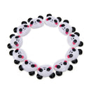10X  Panda Cabochon Flatback Horse Hair Bow Center Craft Embellish P0CA  SP
