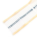 100 pcs 1/4W 0.25W 1% Metal Film Resistor 100K ohm M&
