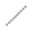20pc Fishing Rod Guides Ring DIY Pole Tip Top Repair Rods Guide Eye Ring M S
