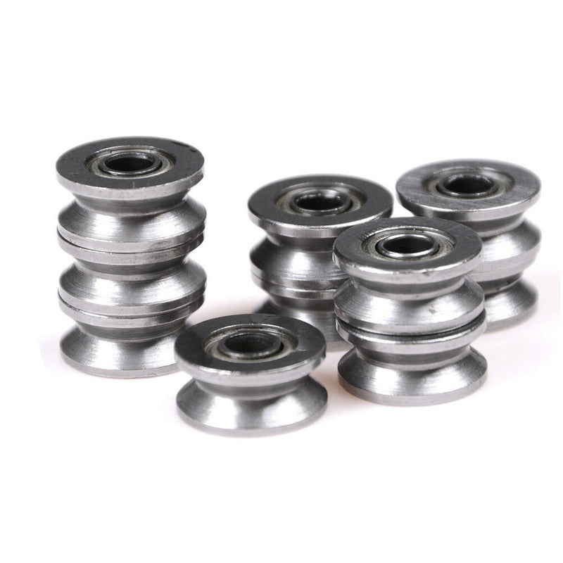 10X 624Vv V Groove Sealed Ball Bearing Vgroove 4 X 13 X 6Mm 2~2.5Mm Deep Bear Gw
