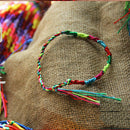 10x in Set Wholesale Bulk Lots Colorful Braid Friendship Cords Strands Brac J4Q5