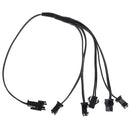 2xSplitter Cable Connector for EL Wire Neon Strip Light Accessory 4 & 5 in 1