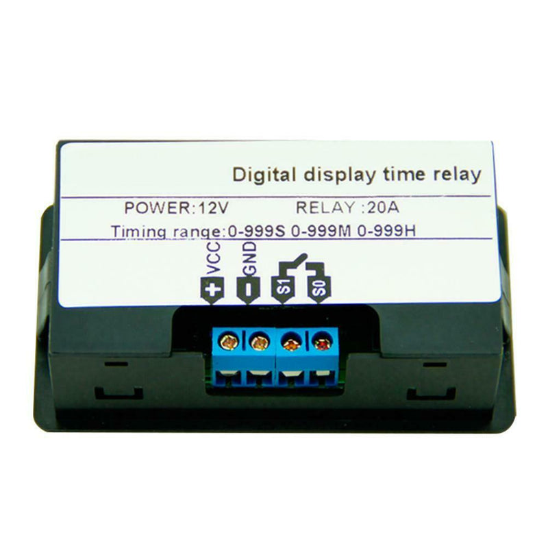 DC12V 20A Digital Display Time Delay Relay Timing Timer Cycling Module