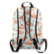 Backpack for Girls Brown Sloth Leaf Water Resistant Print Backpacks Teenage K7R6
