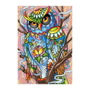 5D DIY Special Shaped Diamond Painting Colorful Bird Cross Stitch Embroider