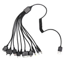 Universal 10 in 1 Multi-Function Cell Phone Game USB Charging Cable ChargME